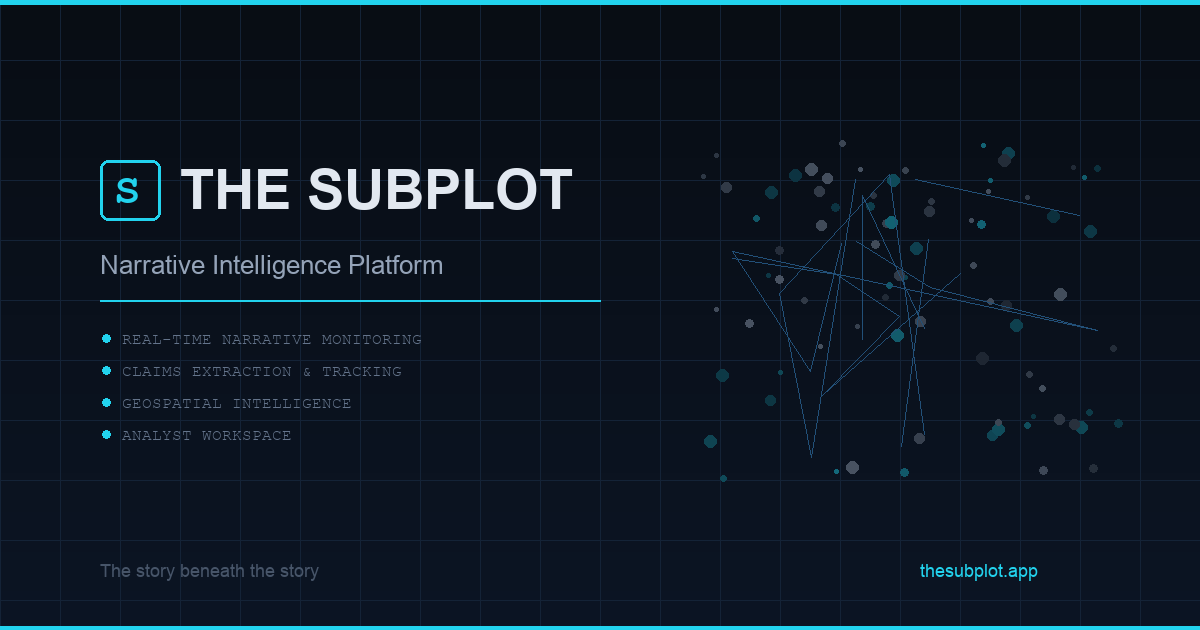 The Subplot — Agentic Narrative Intelligence Platform